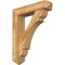 Ekena Millwork Olympic Arts and Crafts Rough Sawn Bracket w/ Offset Brace, Western Red Cedar, 8"W x 36"D x 44"H BKT0806X36X44OLY03RWR - alternate 1